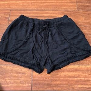 Black stretchy shorts